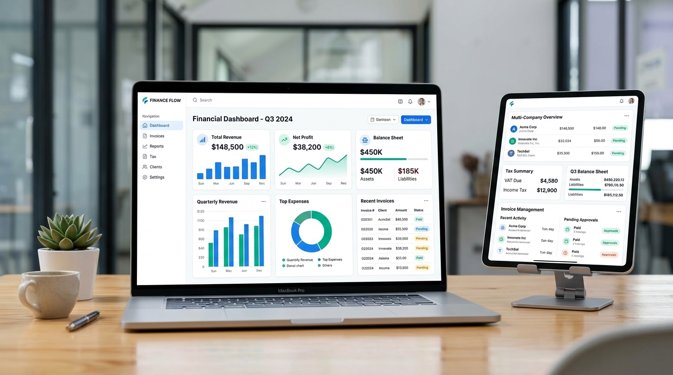 ERP Contabilidad Multiempresa con F29 Automático